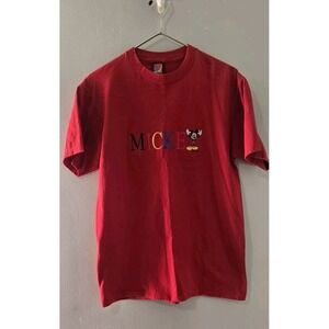Vintage Mickey Unlimited Velva Sheen Embroidered Mickey Mouse T-Shirt